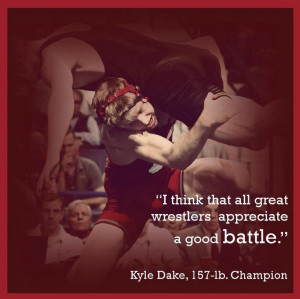 Kyle Dake. 3 Time National Champ D1 Cornell. 3Different weight classes ...