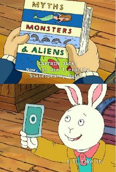 PBS Kids, Arthur, Buster, Aliens. I am finding that I relate more now ...