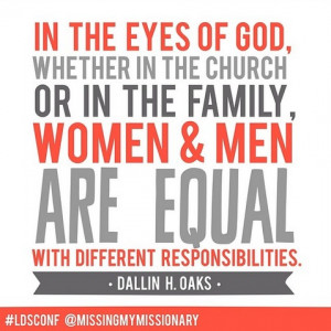 LDS Women and Men Are Equal