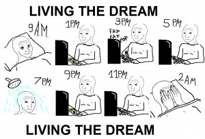 We Are All Living The Dream Of The Future In Sad Anon Feels Meme
