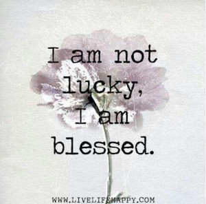 Blessed and highly favored!