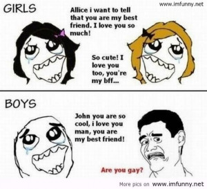 difference of girls and boys which are only talk same thing but boys ...
