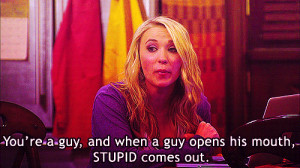 Males are portrayed as idiots. From Jackson to Oliver, Jake to Rico ...