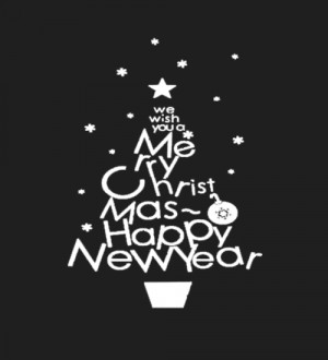 Wish Christmas Tree Happy new year Gifts-Wall Stcker Quote Vinyl Wall ...