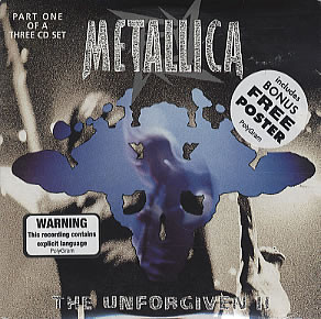 Metallica The Unforgiven II + Poster / Sealed AUS 5