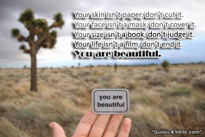 it is not paper don 39 t cut your skin source http www quotes4smile ...