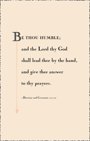 August 2013’s scripture the Primary Children will be memorizing.