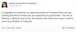 ... Tammy Duckworth Falsely Attributes Ben Carson Quote to Opponent