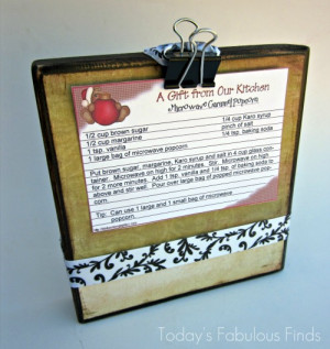 Interchangeable Photo/Quote/Recipe Block