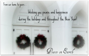 Holiday Greeting Card Contest: From our Home to Yours....