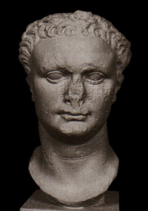 Domitian Roman Emperor Domitian bust sculpture roman