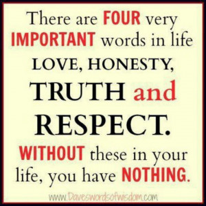 Four very important words