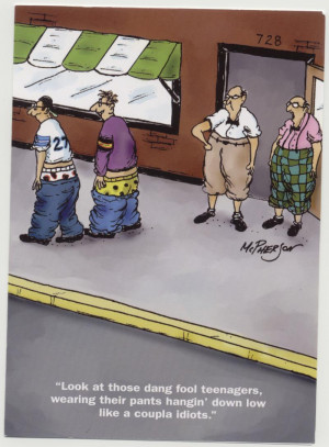 Funny pants and Golden Years Humor