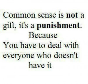 Common sense