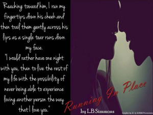 Just One Night... Running in Place by LB Simmons