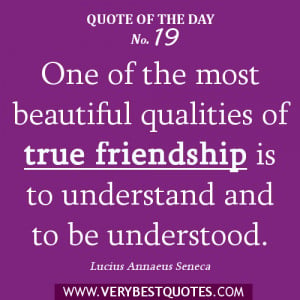 true friendship quotes - One of the most beautiful qualities of true ...