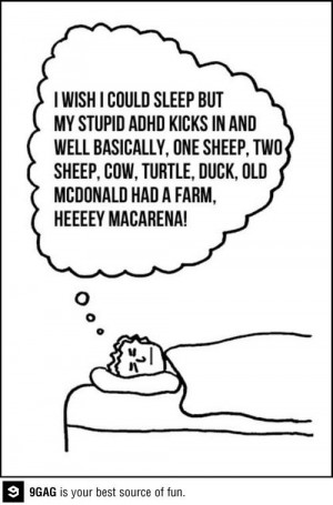 When I'm trying to sleep