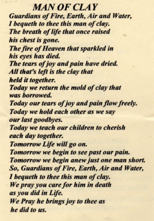 This is a poem written by Joni after his death.