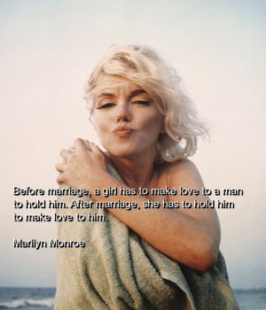 Marilyn monroe, quotes, sayings, marriage, about men