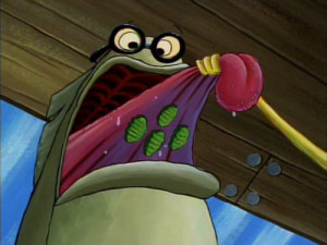 ITT: Your reaction when you found out that Bubble Bass.... (spoilers)