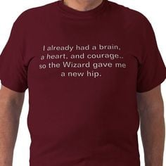 PT shirt for patient with THR Awesome for Hip Replacement Patient's!