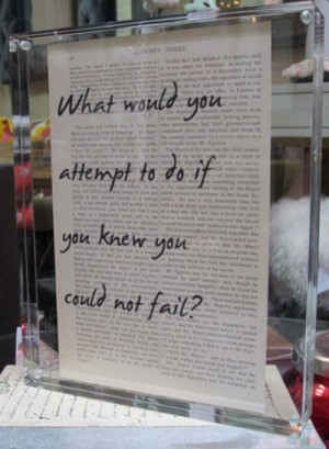 Dictionary Quotes - What Would You Attempt...