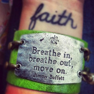 Breathe in, breathe out, move On.