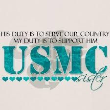 Proud USMC Sister