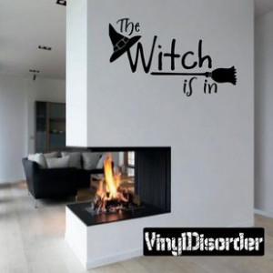 ... is in Halloween Holiday Vinyl Wall Decal Mural Quotes Words HD019