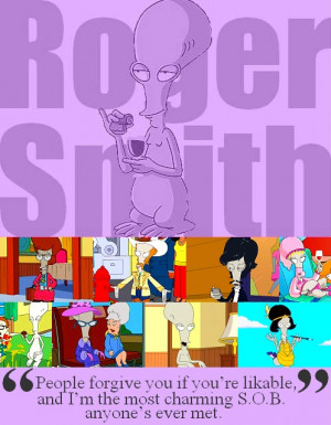 Roger Smith #American Dad lol I can’t stay mad at Roger even after ...