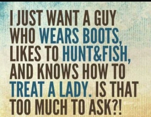 Just want my country boy ;)