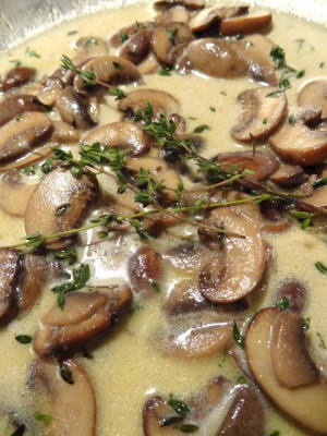 mushroom marsala cream sauce... rich and delicious over a steak. this ...