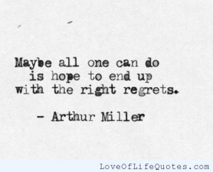 Quotes About Regrets and Mistakes
