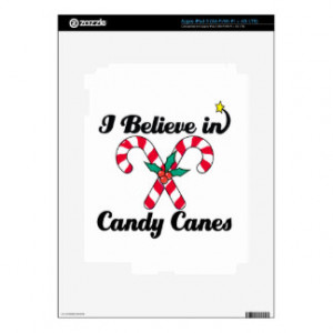 believe in candy canes skin for iPad 3