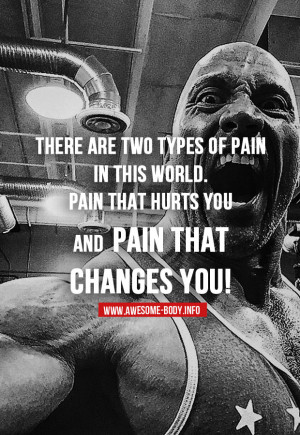 Bodybuilding motivational quotes | Pain