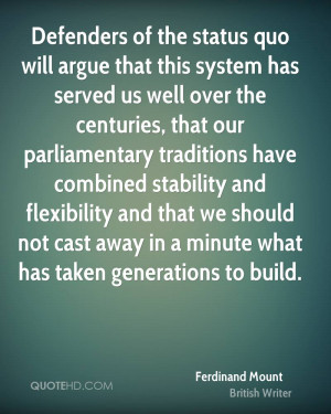 Ferdinand Mount Quotes