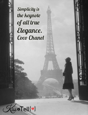 Girl Quotes, Elegance, Coco Chanel