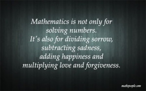 Math quotes deep thoughts sayings forgiveness