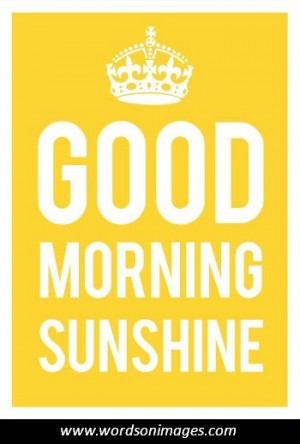 Sunny day quotes