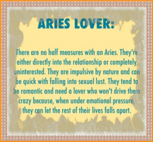 Aries Love Quotes