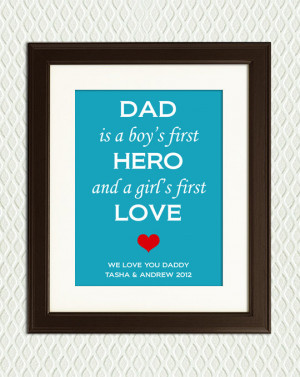 Personalized CHRISTMAS or Father's Day - Gift for Dad - Quote about ...