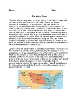In this worksheet, students will read quotes from the manifest destiny ...