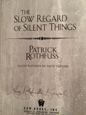 Book Review — The Slow Regard of Silent Things by Patrick Rothfuss