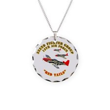 Tuskegee P 51 Mustang Red Tail 332Nd Fighter Group Jewelry