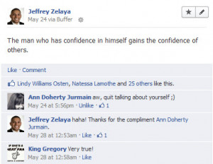 The man who has confidence in himself gains the confidence of others