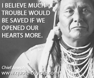 Chief Joseph quotes