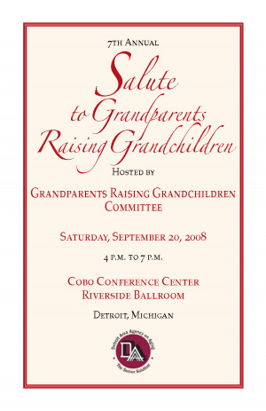 Solute To Grandparents Raising Grandchildren.