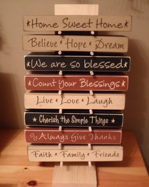 Primitive Country Wood Signs in Assorted Sayings - 12