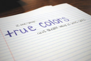Home » Picture Quotes » Lyrics » I see your true colors and that ...