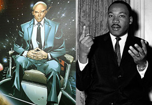 Professor Xavier is Martin Luther King